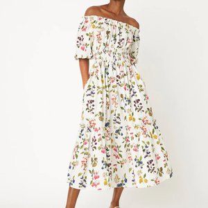 CARA CARA NYC | Mimi Dress - Allover Botanical Ivory | Size S - Worn once!